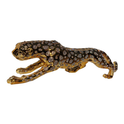 Ambrose Diamond Encrusted Gold Plated Panther (40...