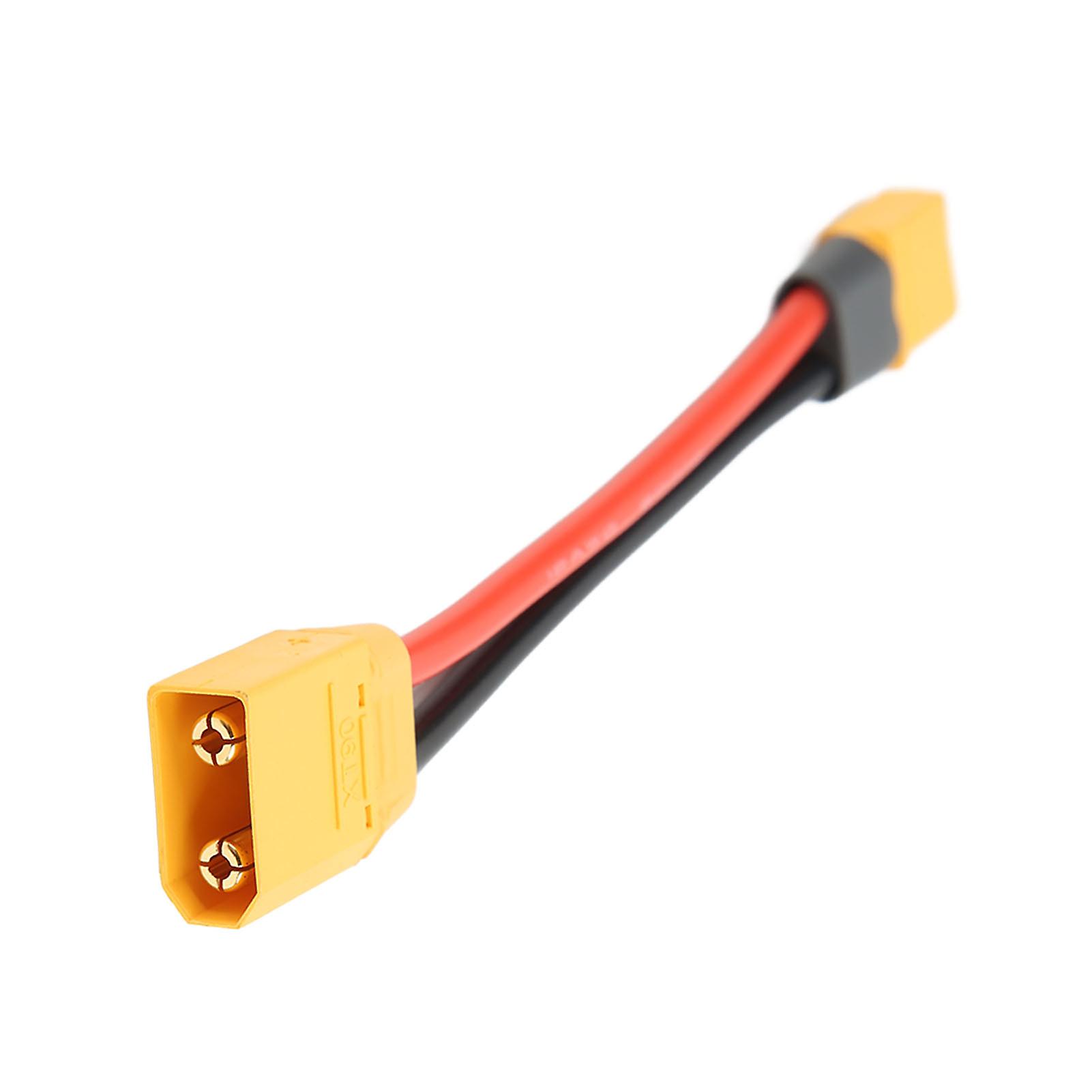 Xt90 Male To Xt60h Male Parallel Battery Connector For Rc Car Silicone Battery Cable