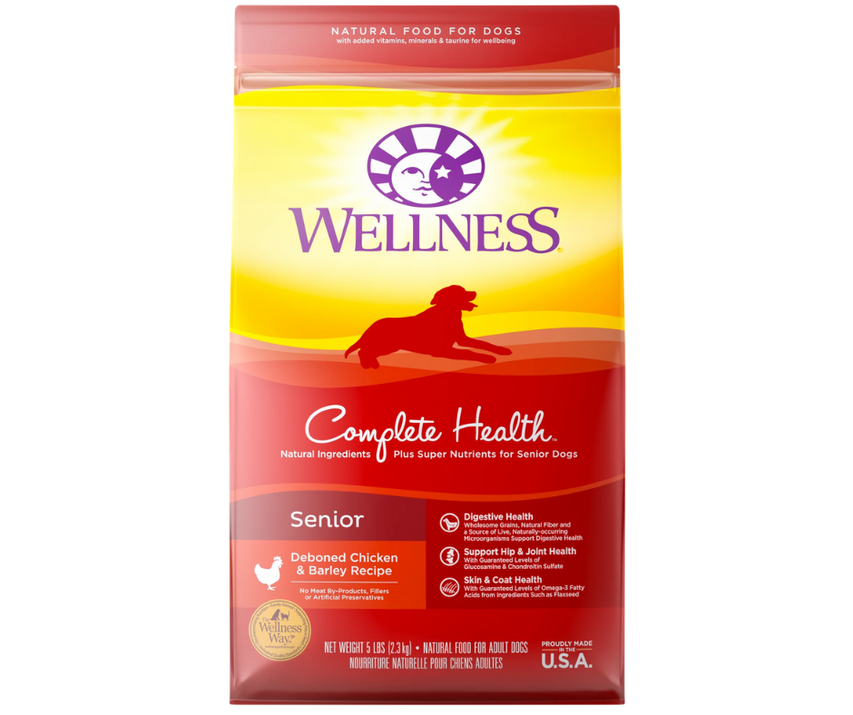 Wellness Complete Health - All Breeds， Senior Dog Deboned Chicken and