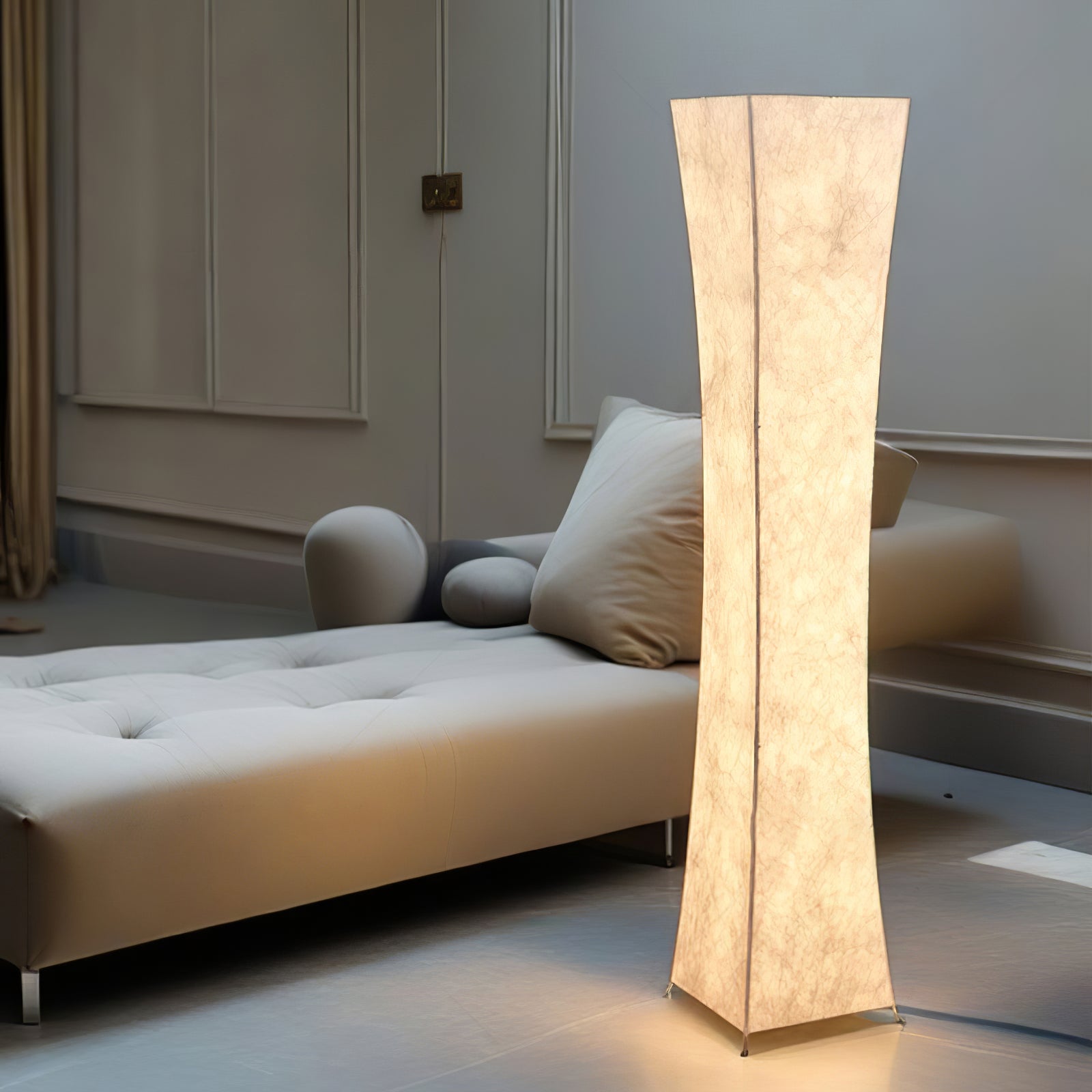 Slim Waist Tower Floor Lamp