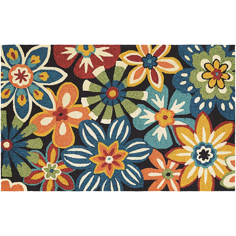 Couristan Covington Geranium Floral Indoor Outdoor Rug