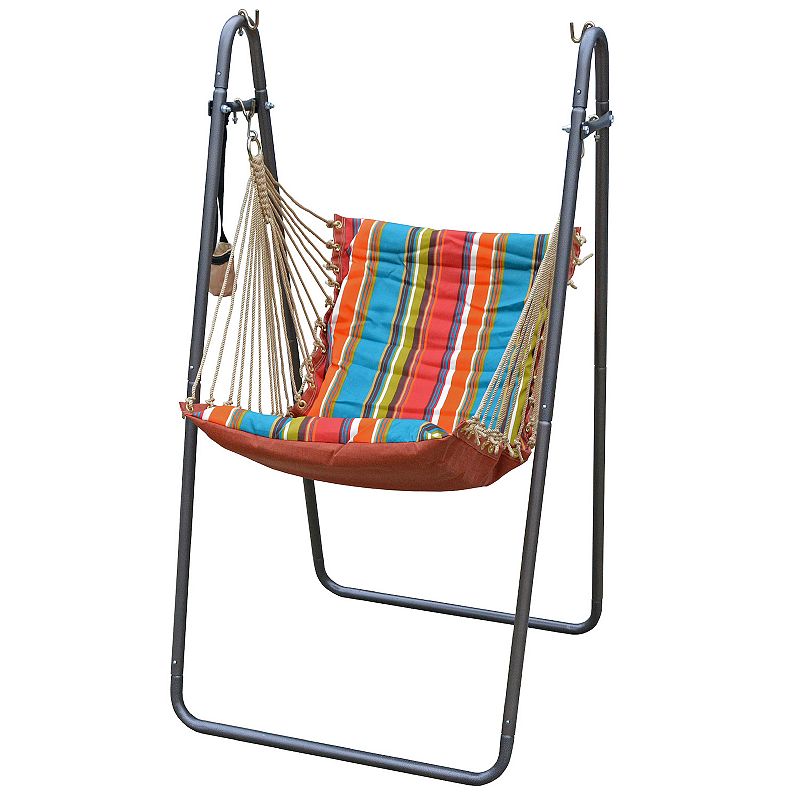 Algoma Hanging Soft Comfort Hammock Chair and Stand