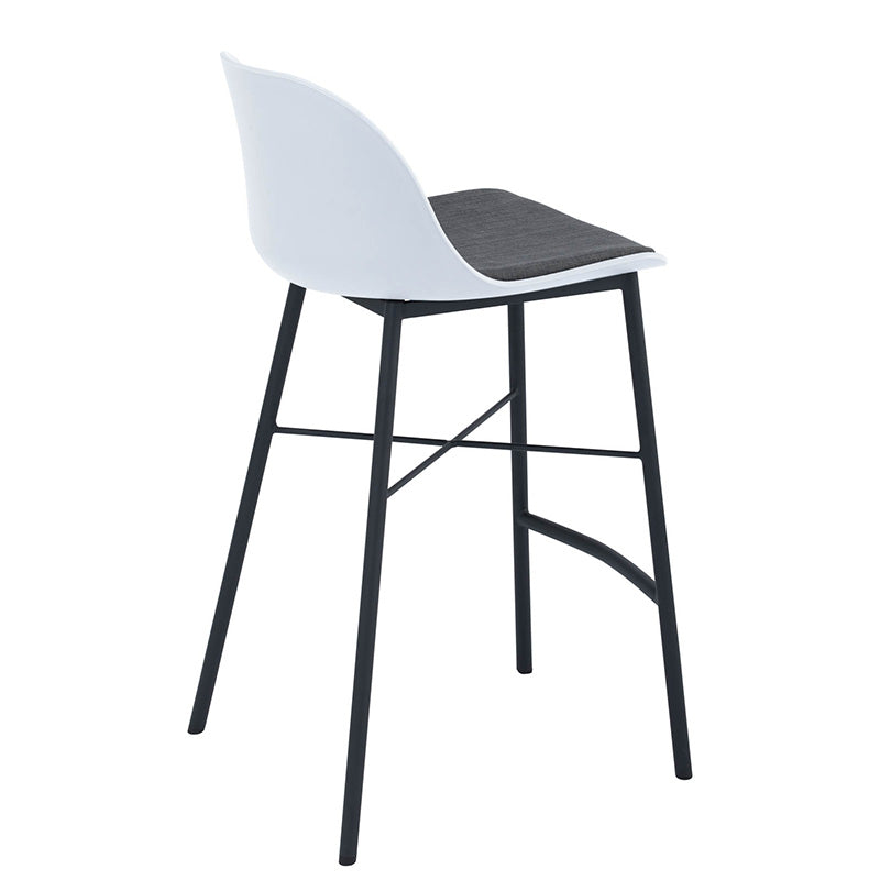 LAXMI Counter Stool - White & Black