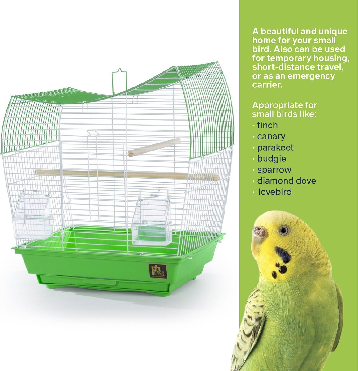 Prevue Pet Products Southbeach Wave Top Bird Cage