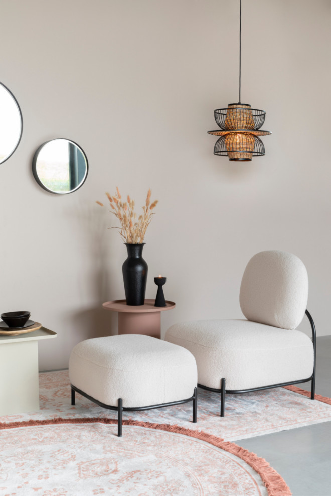 White Modern Lounge Chair  DF Polly   Midcentury   Armchairs And Accent Chairs   by Oroa   Distinctive Furniture  Houzz