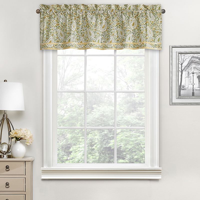 Waverly Paisley Verveine Window Valance