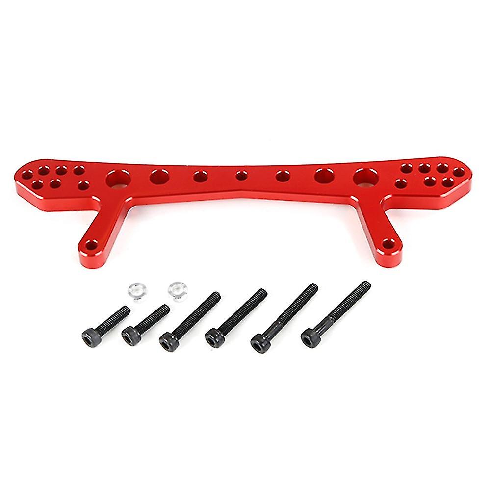 Metal -adjustable Rear Shock-absorbing Bracket Bar For 1/5 Baha Rovan Baja 5b 5t 5sc Rc，red