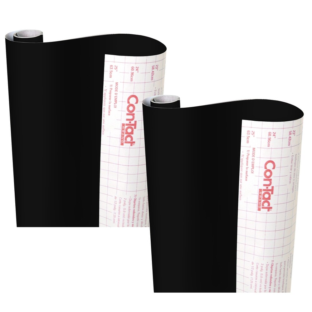 Con Tact Brand Creative Covering Adhesive Covering  Black  18\