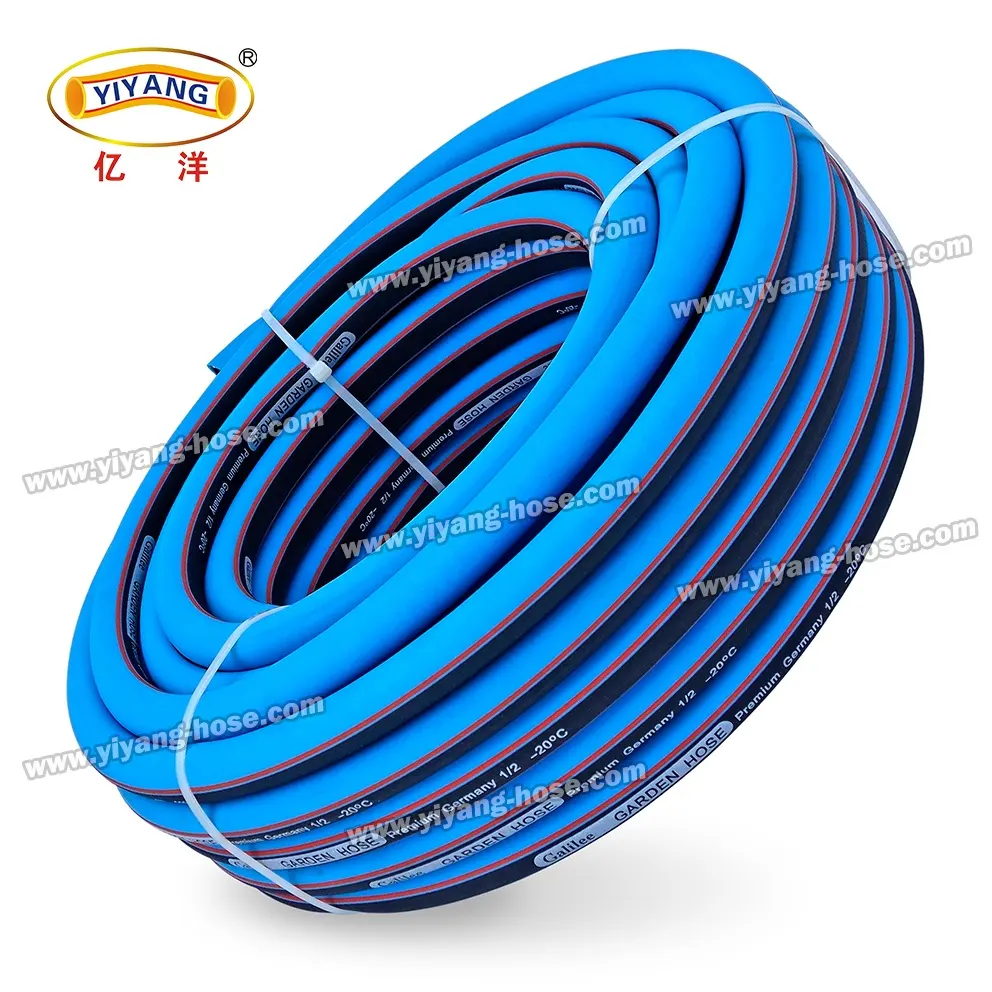 High Quality Material Hybrid PVC Flexible 5/8 3/4 150PSI WP PVC Garden Hose Pipe For Gardening