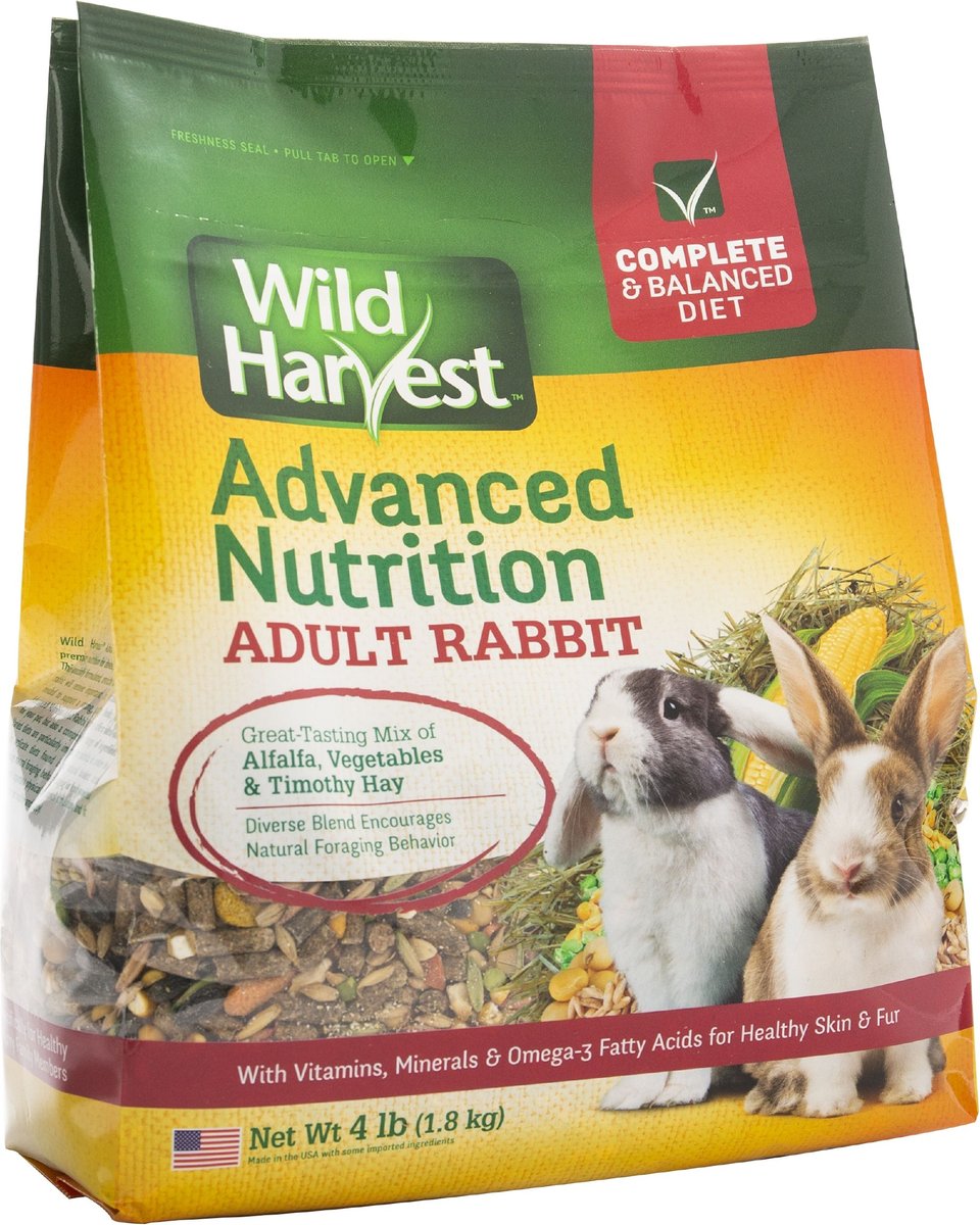 Wild Harvest Advanced Nutrition Rabbit Food， 4-lb bag