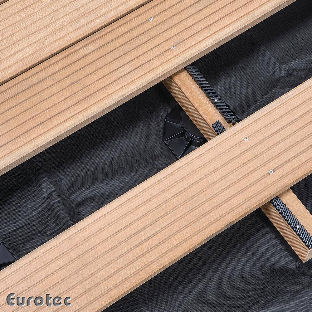 Eurotec Distance Strips 0.62 in. W x 0.51 in. H x 28.74 in. L Black Plastic ( 50-Pieces  Box) INC944801