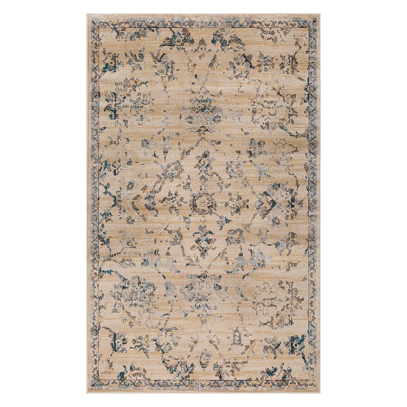 SUPERIOR Basilio Modern Farmhouse Medallion Indoor Area Rug