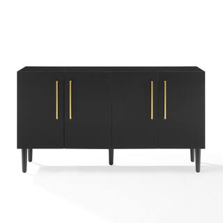 CROSLEY FURNITURE Everett Matte Black Sideboard CF4214-MB