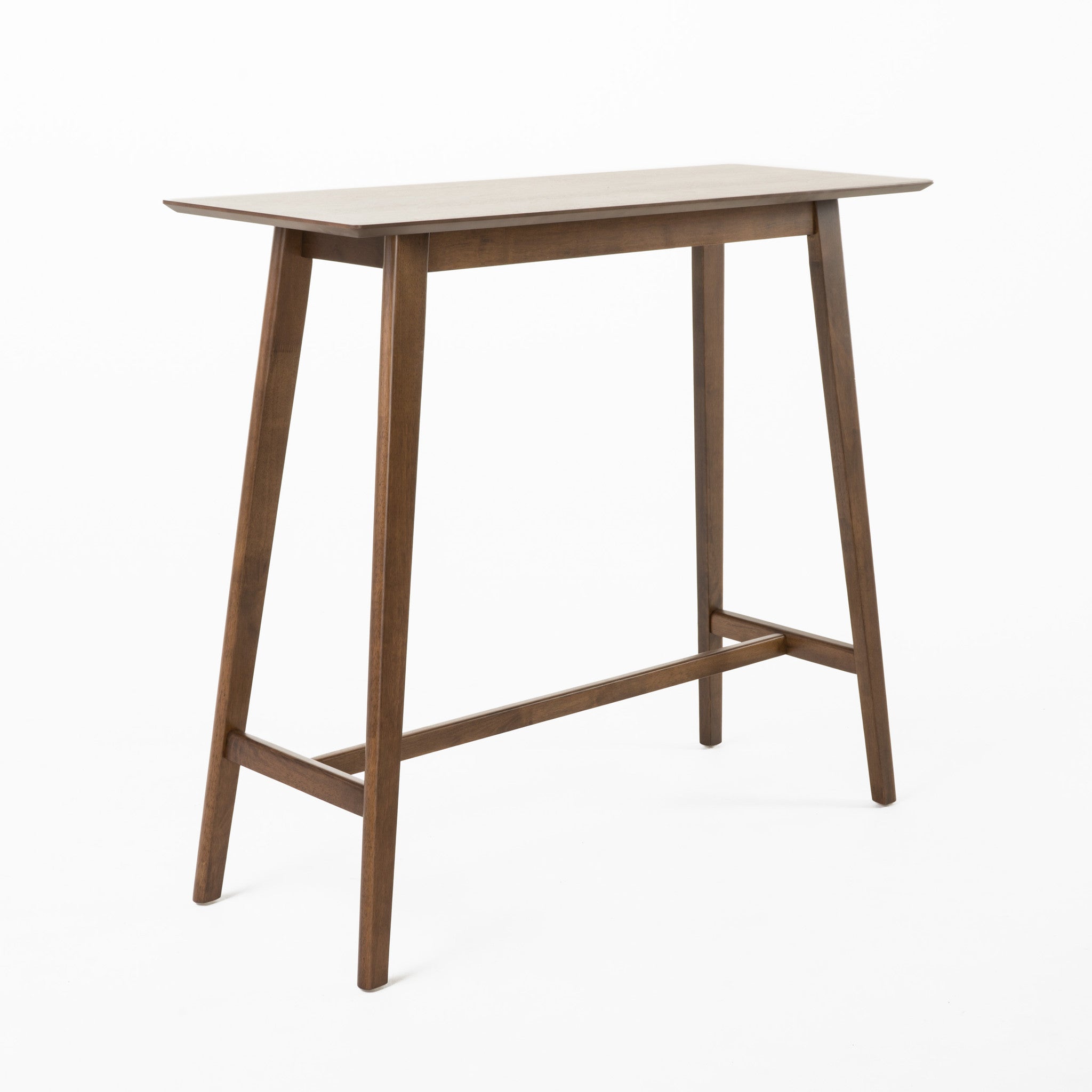 Margaret Mid-Century Rectangular Bar Table with Tapered Legs