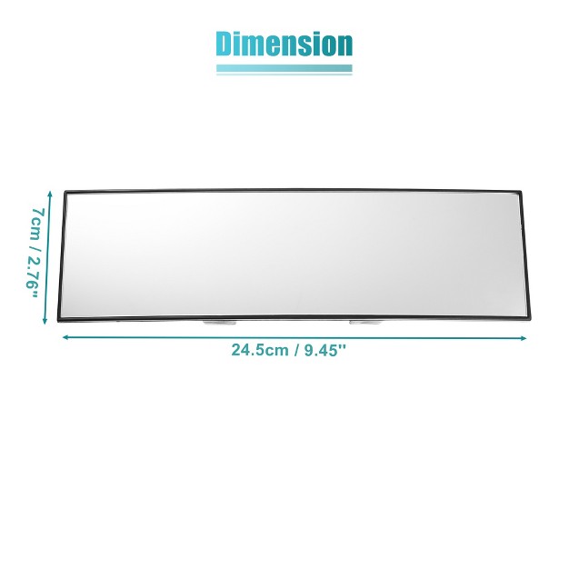 240mm Interior Rear View Mirror Fit Wide Angle Panoramic Clear Convex Surface