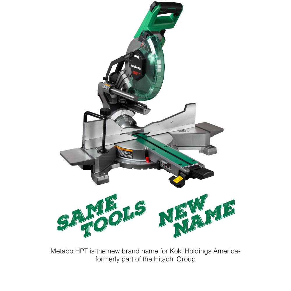 10 Sliding Dual Compound Miter Saw with Laser ;