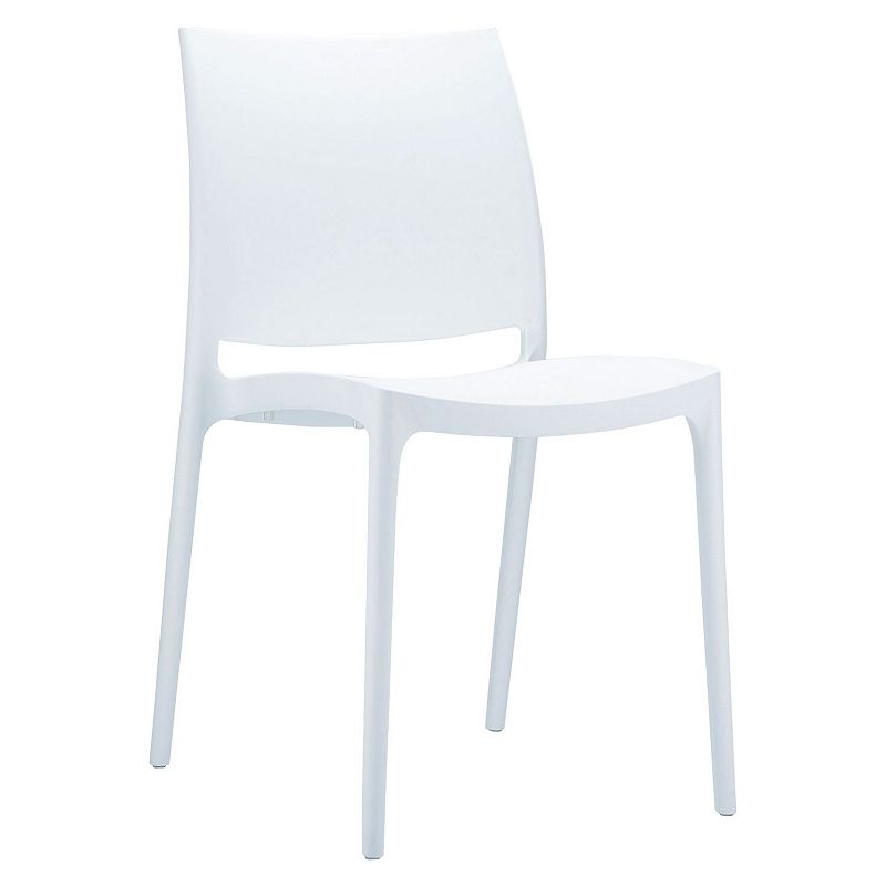 3-Piece White Recyclable Outdoor Patio Dining Set 32