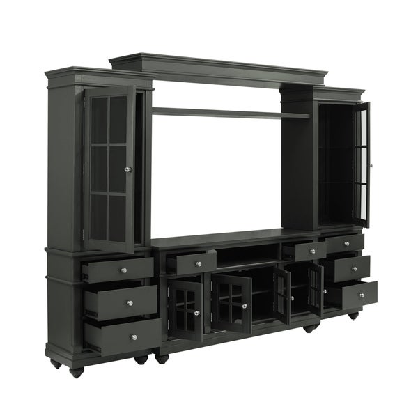 Hampton Charcoal Entertainment Center