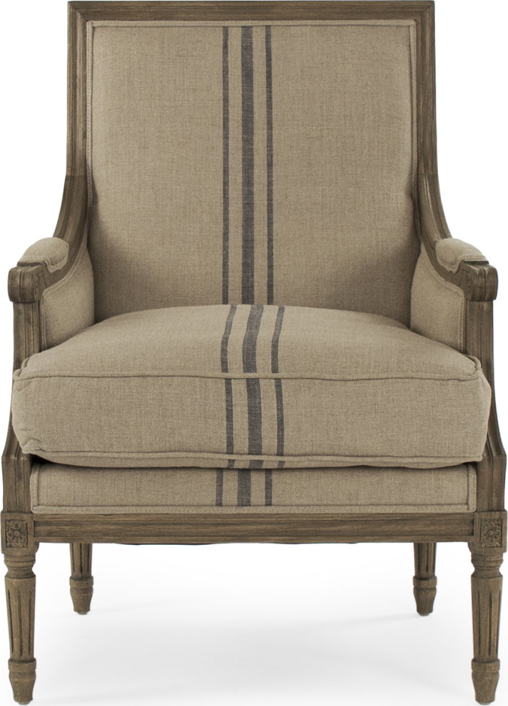 Louis Club Chair   French Country   Armchairs And Accent Chairs   by HedgeApple  Houzz