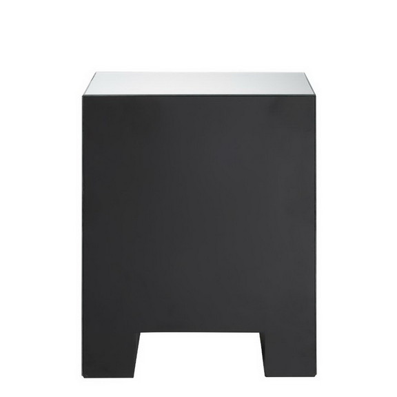 Acme 97028 Sonia Accent Table Mirrored   Faux Agat...