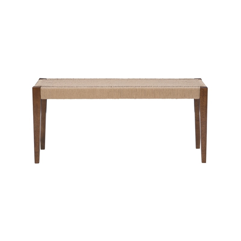 Caelan Basket Weave Dining Bench