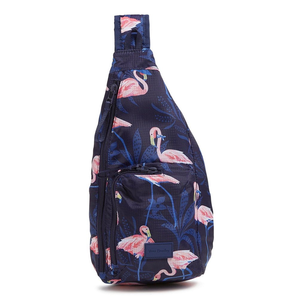 Vera Bradley  Mini Sling Backpack in Flamingo Party