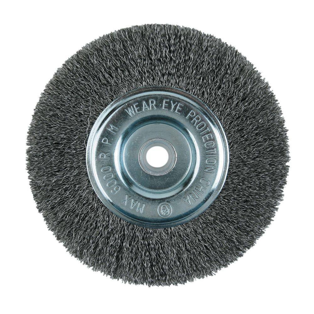 Lincoln Electric 6 in. x 1 in. Crimped Wire Wheel Brush KH321