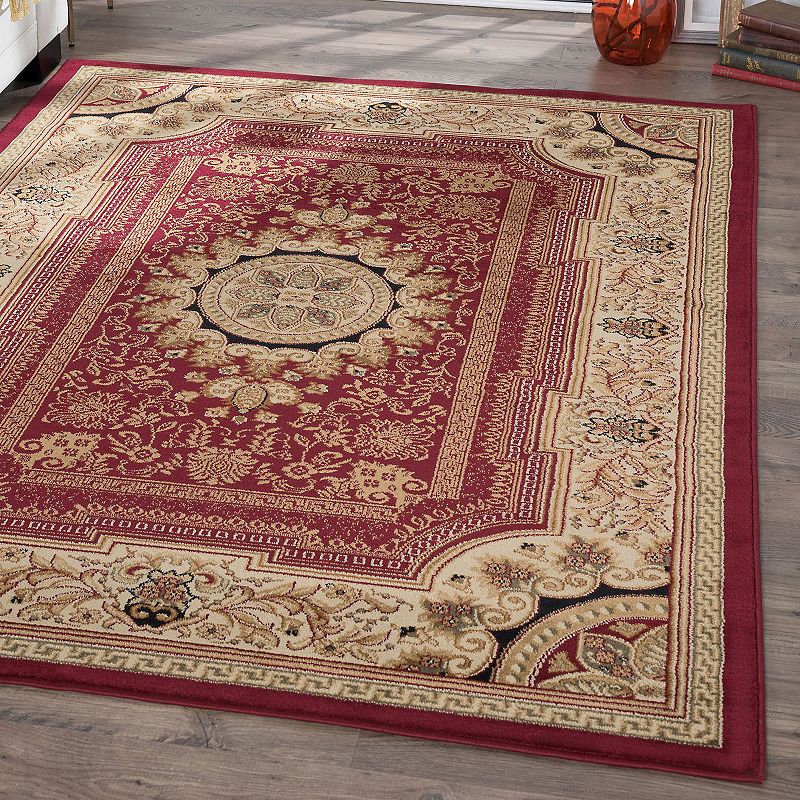 KHL Rugs Sensation Jayden Framed Floral Rug