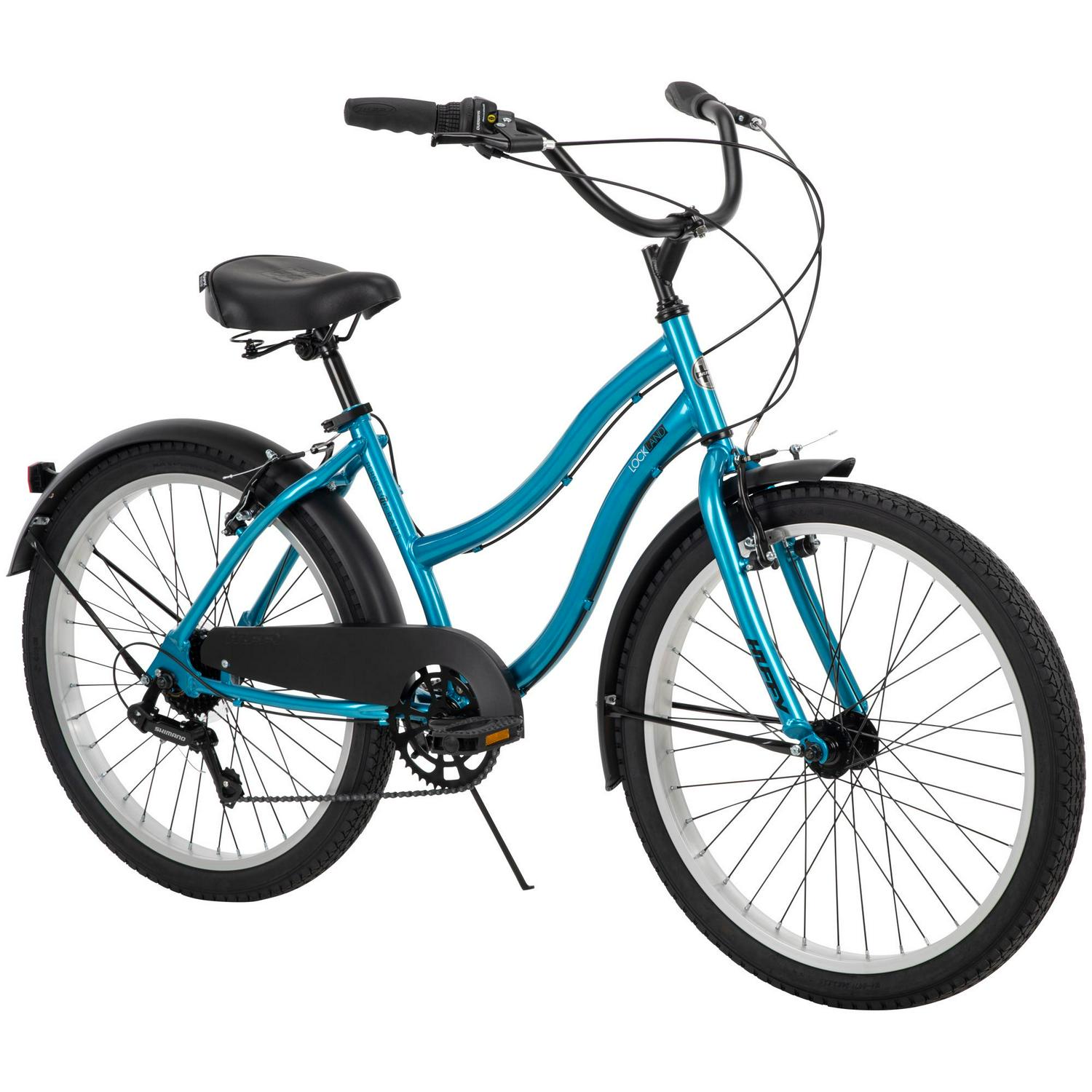 Huffy Lockland 24 In 7speed Cruiser Bicycle for Girls Teal  Crowdfused