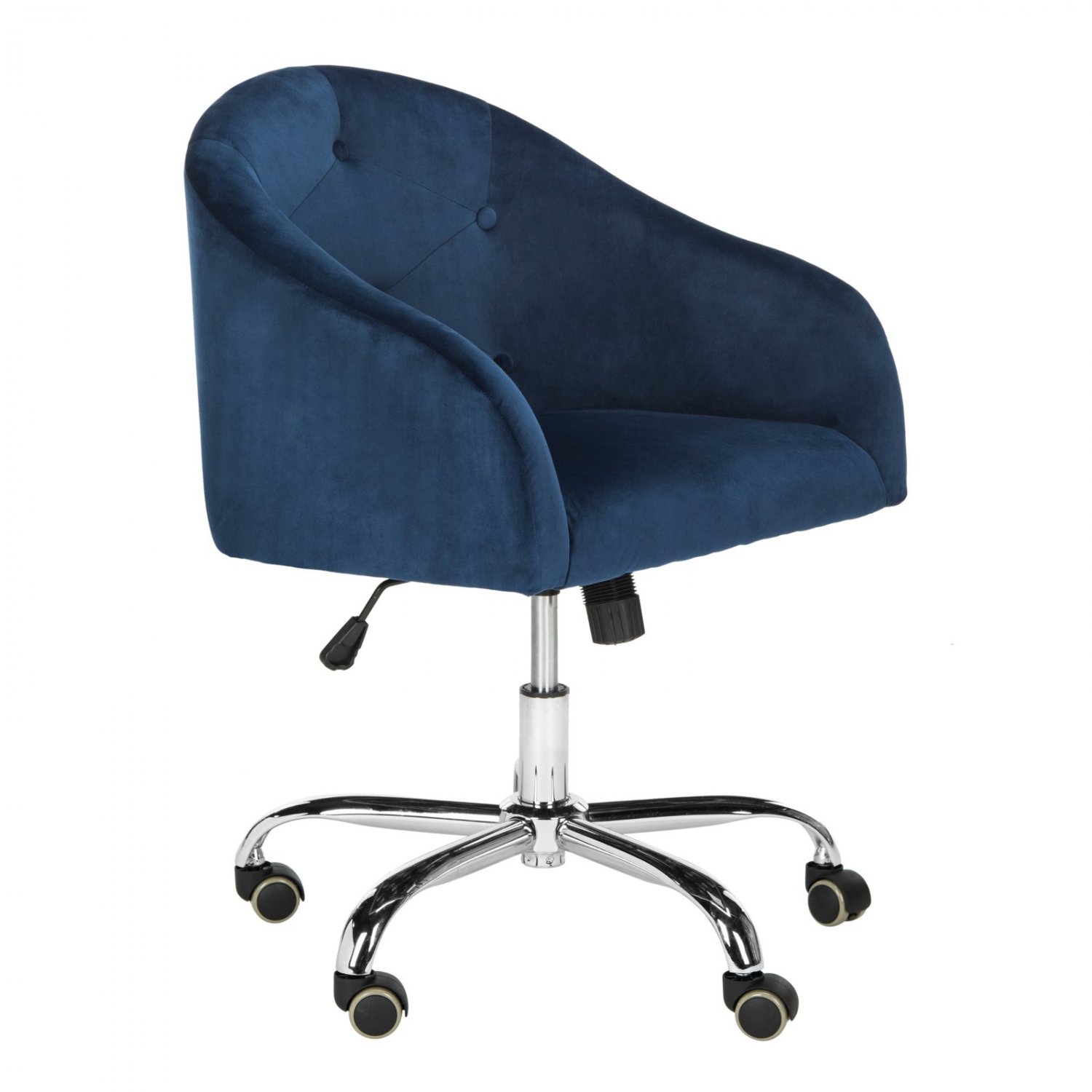 Safavieh Amy Tufted Chrome Leg Swivel Office Chair