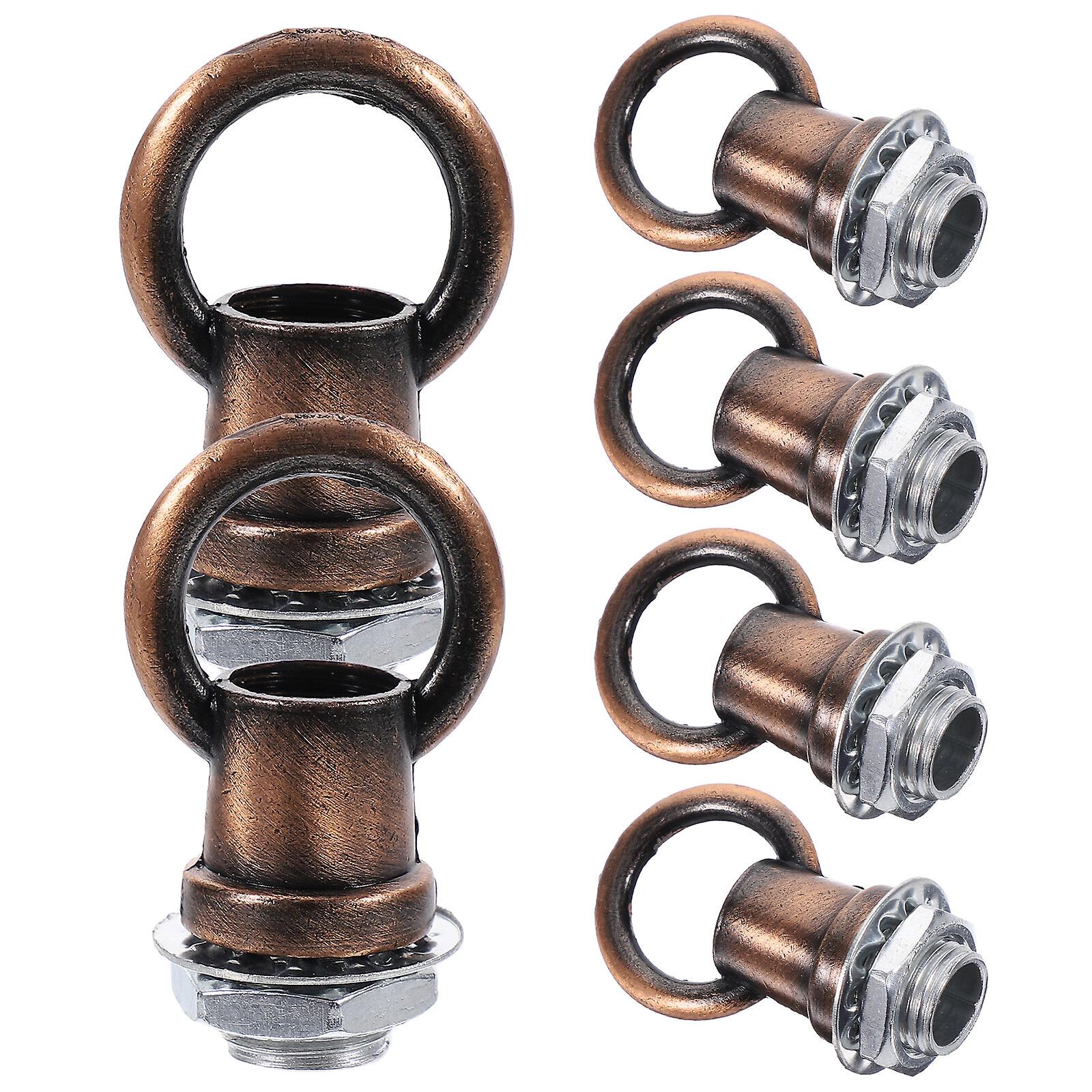 6pcs Lamp Hooks Loop Rings Lifting Eye Nut Hook Rings Chandelier Lighting Fixture Parts