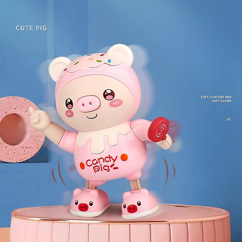 New electronic pet pig dancing toy with swinging lights music cute pig baby toy Christmas gift