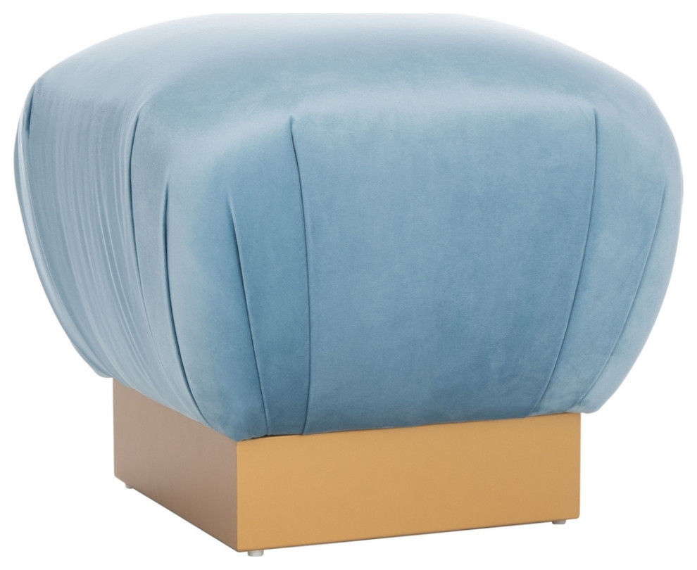 Swan Tulip Ottoman   Contemporary   Footstools And Ottomans   by Rustic Home Furniture Deco  Houzz