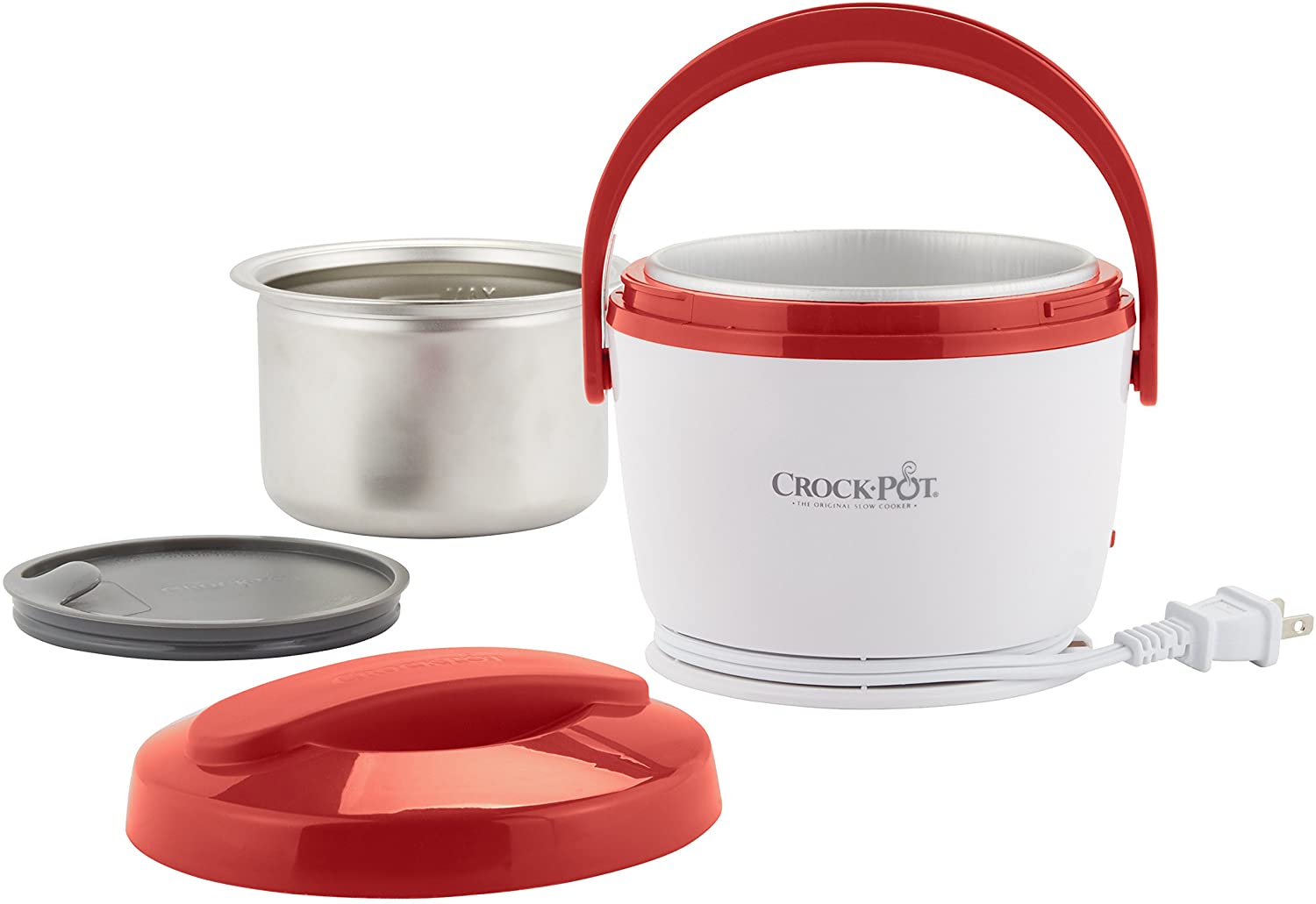 Crock-Pot Lunch Crock Food Warmer， Red