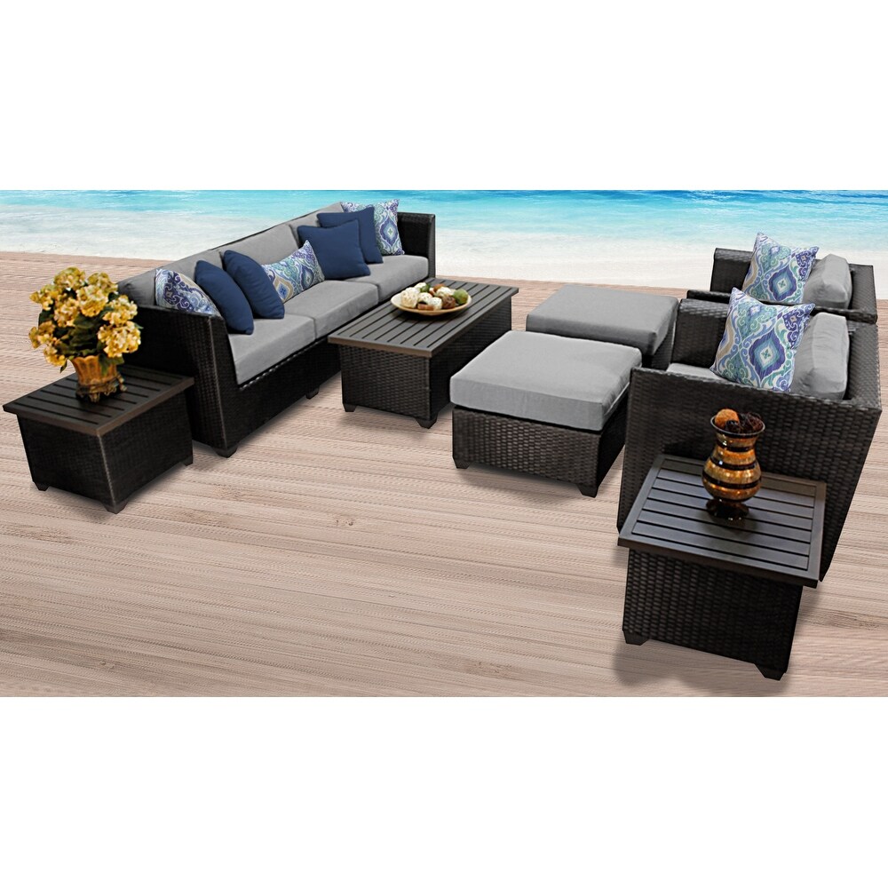 Barbados 10 piece Outdoor Wicker Patio Furniture Set