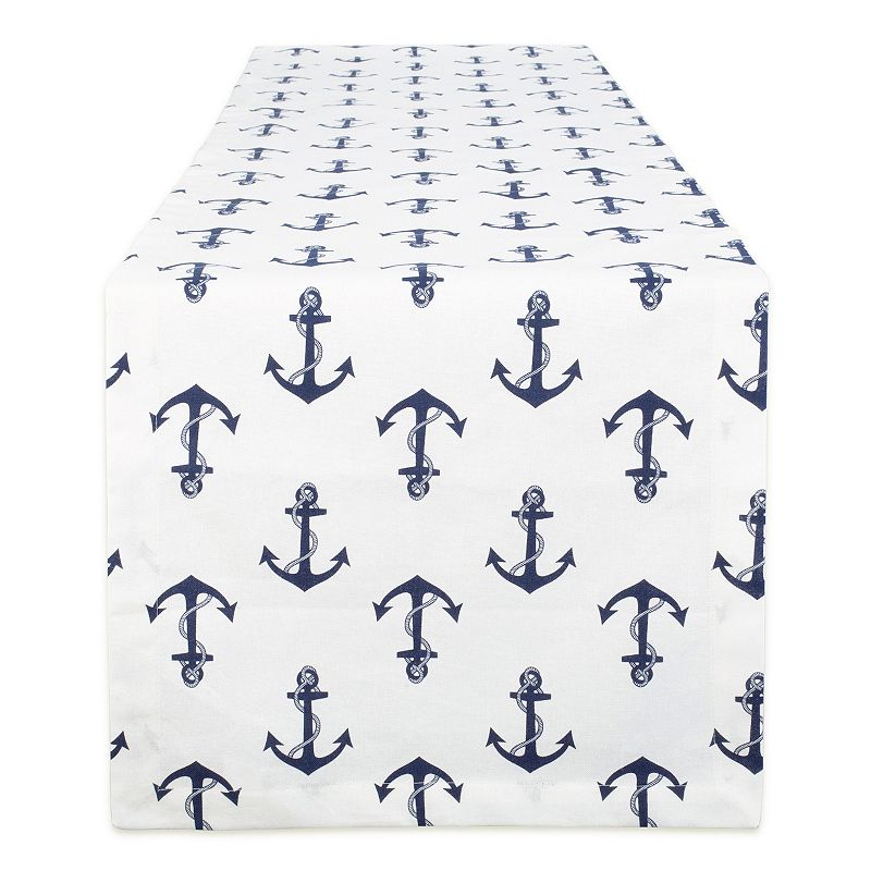 14 x 108 Table Runner with Anchors Away Design