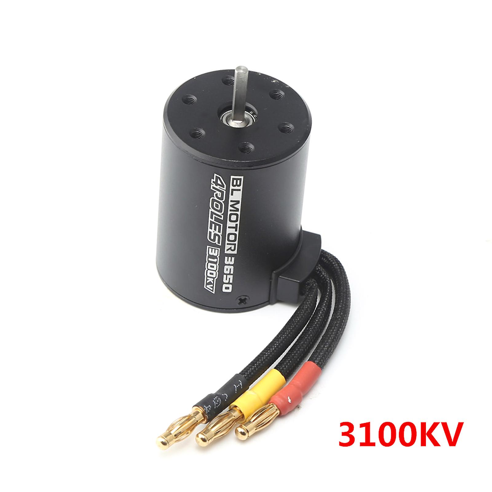 3650 Brushless Motor 3100kv With 45a Brushless Esc Heatsink For 1/8 1/10 Rc Car Rc Boat Part No.257782