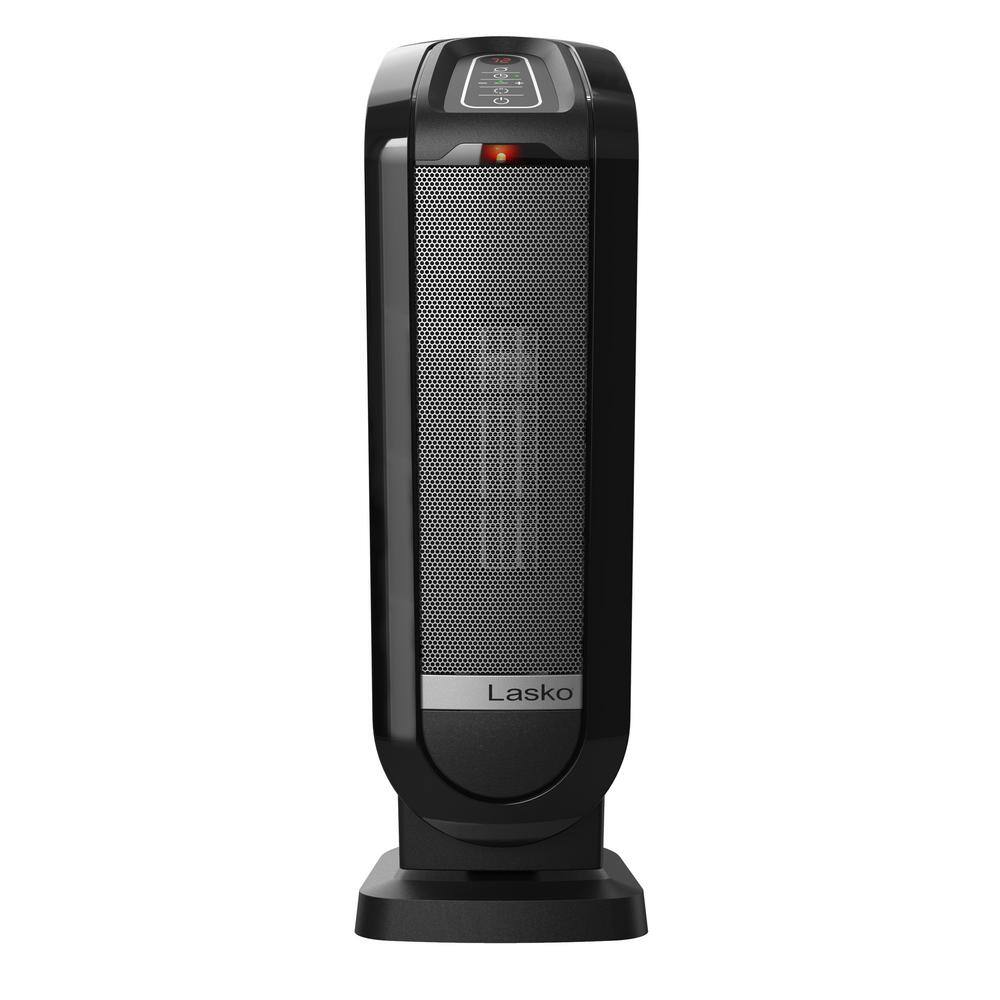 Lasko Tower 22 in. Electric Ceramic Oscillating Space Heater with Digital Display and Remote Control CT22840