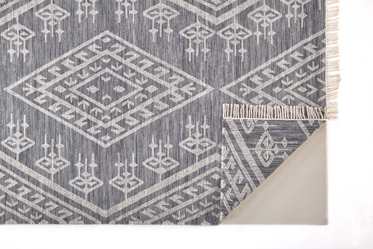 Bray Blue and Ivory Rug by BD Fine