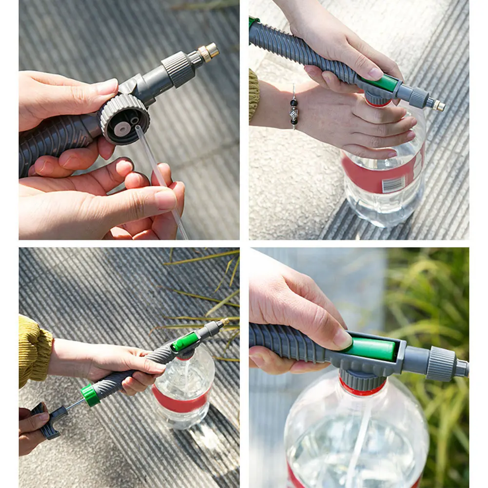 Manual High Pressure Air Pump Sprayer Adjustable Drink Bottle Spray Head Nozzle Garden Watering Tool Sprayer Agriculture Tools