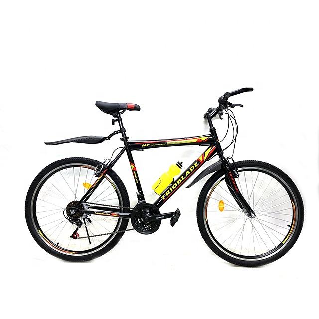 26 Inch 21 speed Double disc steel or aluminium alloy mountain bike male and female suspension cycling Bicycle