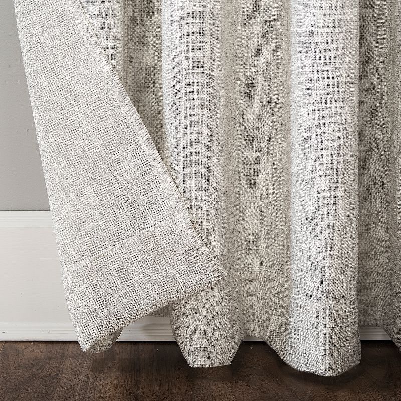 Scott Living 1-panel Wallis Crosshatch Slub Textured Sheer Window Curtain