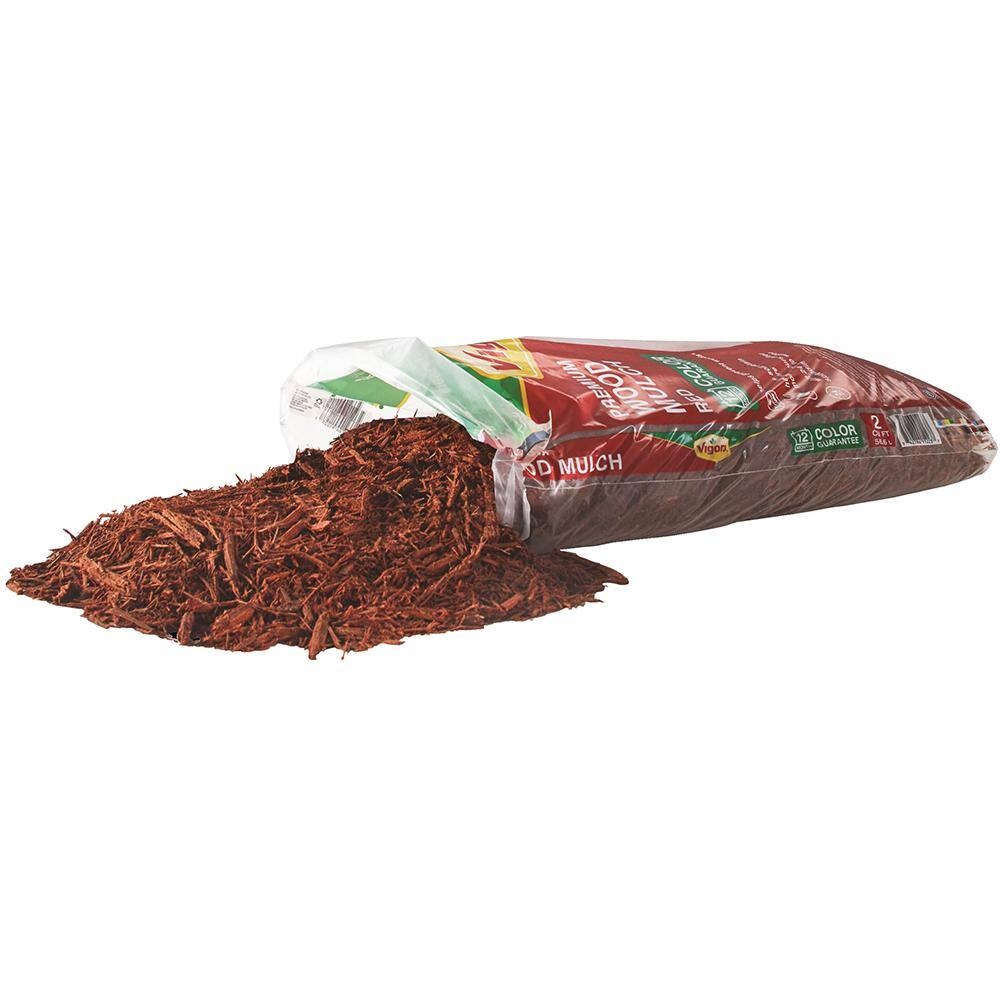 Vigoro 2 cu. ft. Bagged Premium Red Wood Mulch 480978