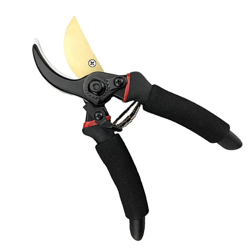 Hot Sale Professional Premium Titanium Bypass Pruning Shears Hand Pruners Garden Clippers