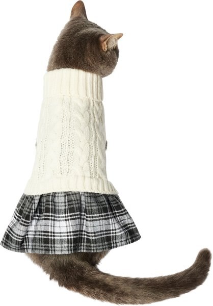 Frisco Plaid Dog and Cat Sweater Dress