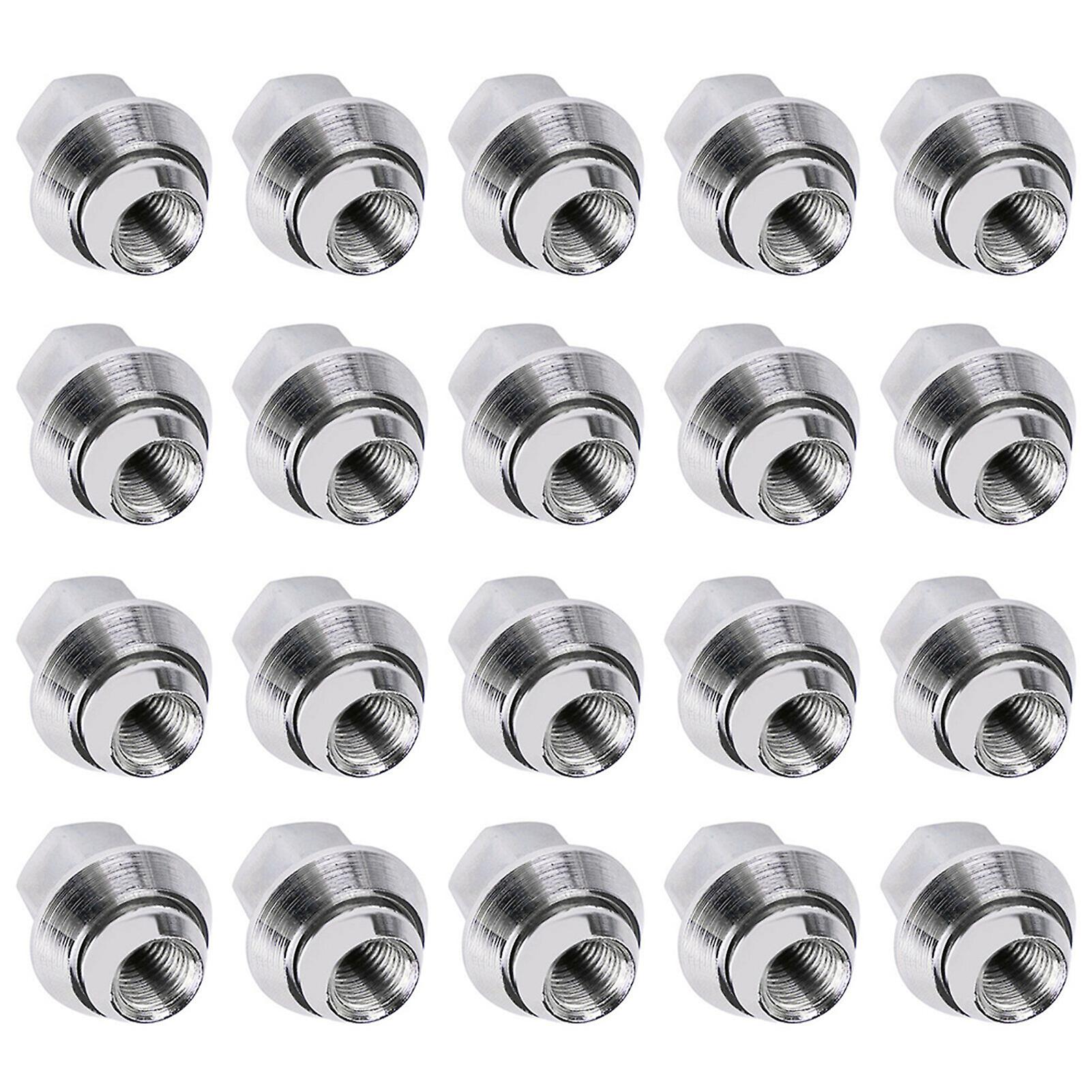 20pcs 20pcs Alloy Wheel Nuts M12 X 1.5 19mm Bolt Lug Stud Replacement For F-ord F-ocus Mk1 Mk2 Mk3 S-t R-s