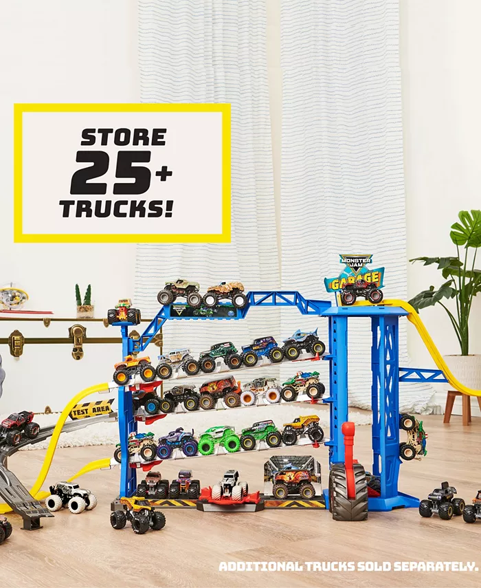 Monster Jam Garage Playset and Storage