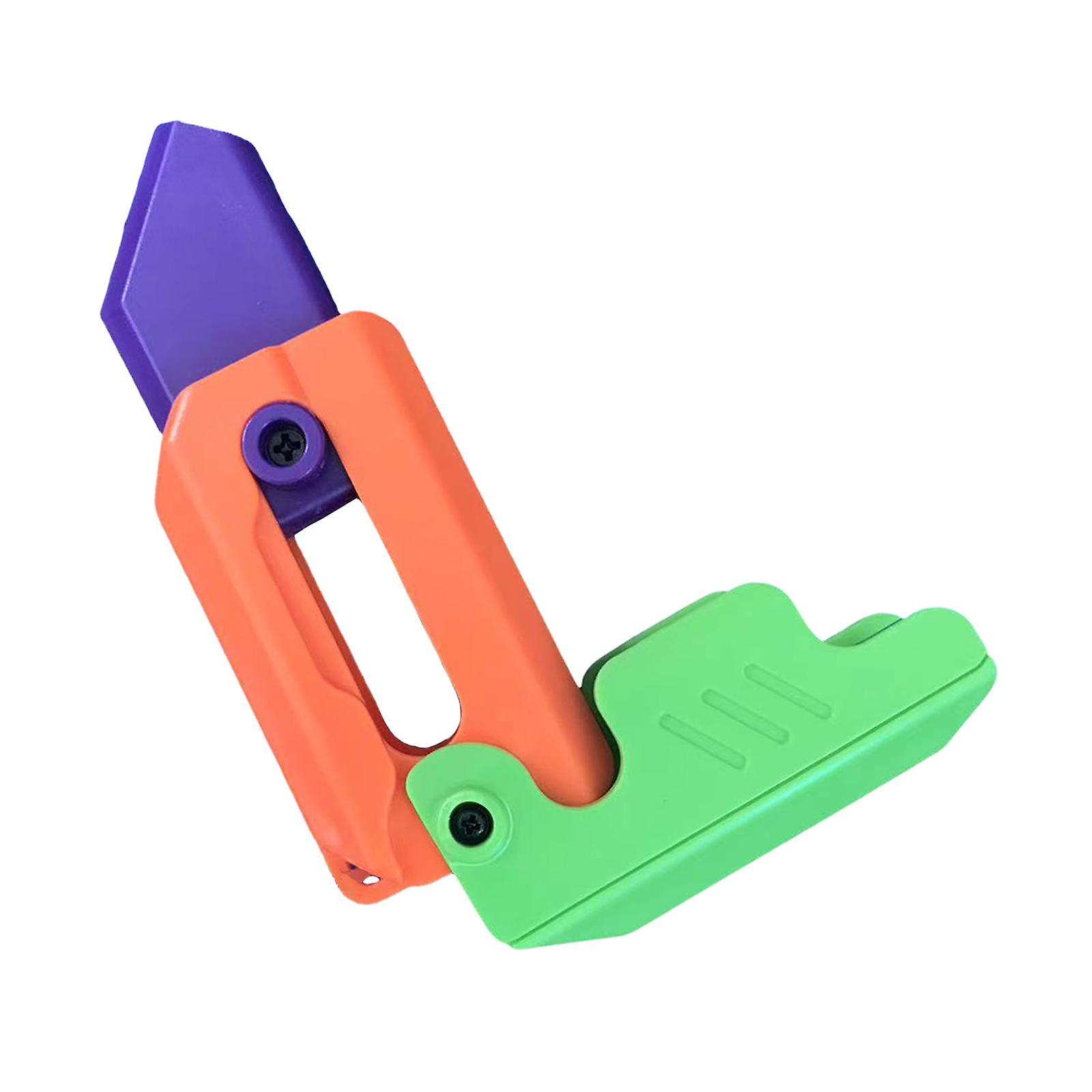 Creative Small Radish Knife Toy Special Needs For Kids Children Holiday Gift Green Orange