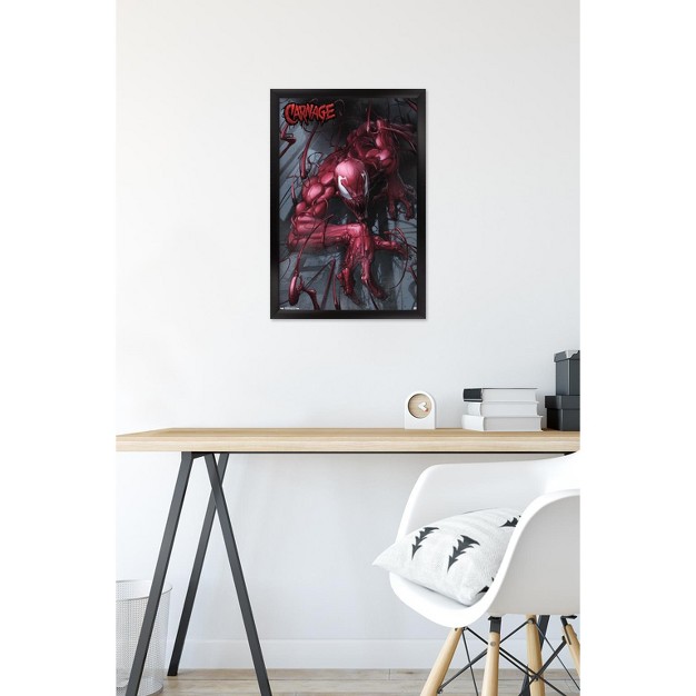 Trends International Marvel Comics Carnage Wall Framed Wall Poster Prints