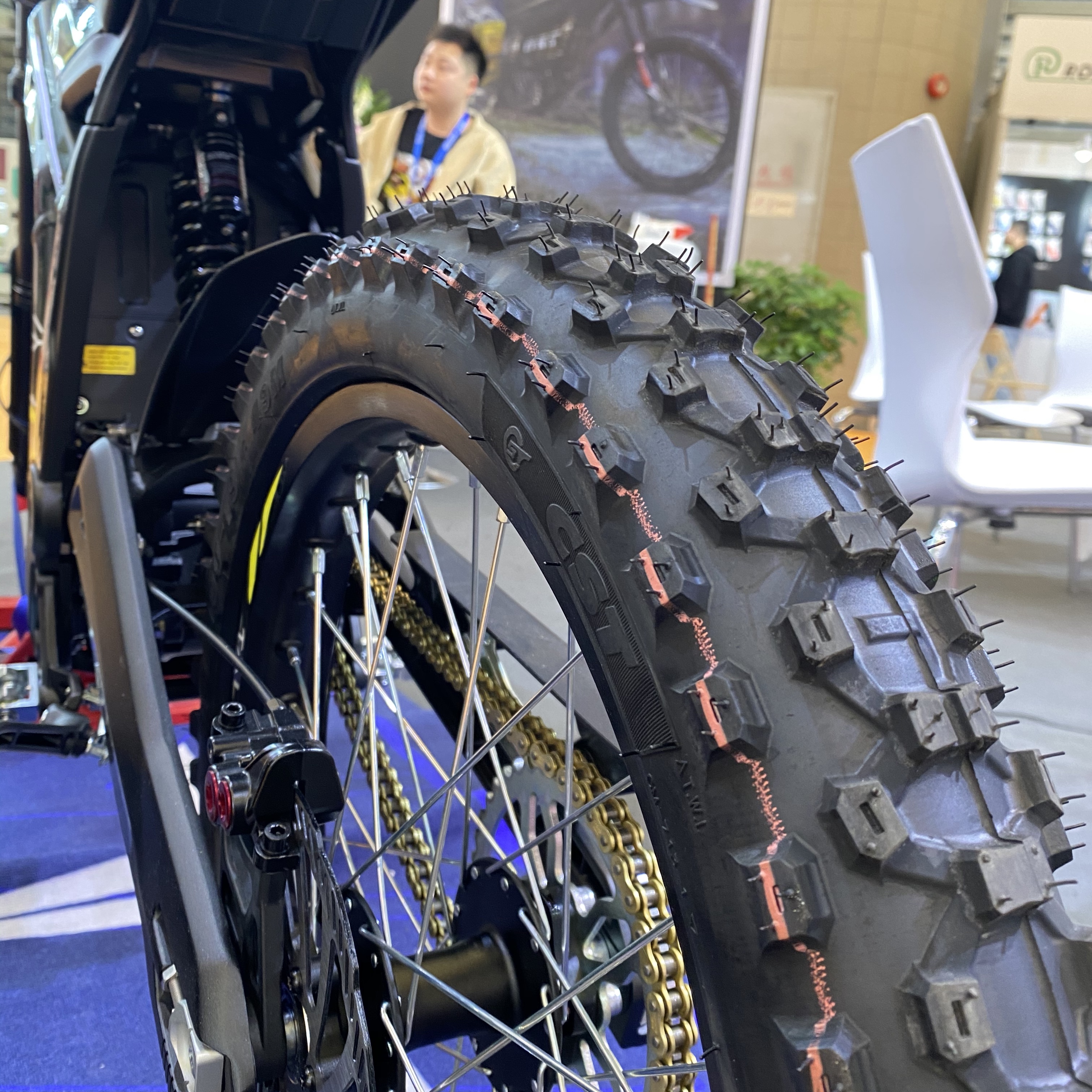 2023 Electric Dirt Moto Tires 80/100 19 Front and Rear wheels